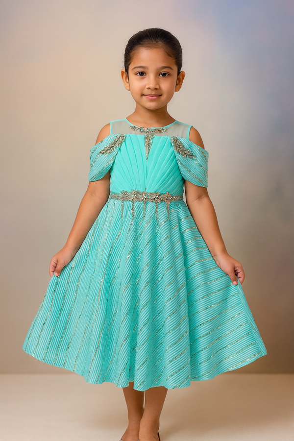 Enchanted Princess Party Frock for Girls (Available in 3 Colors)